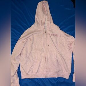 Pink Hoodie with Front Pockets
